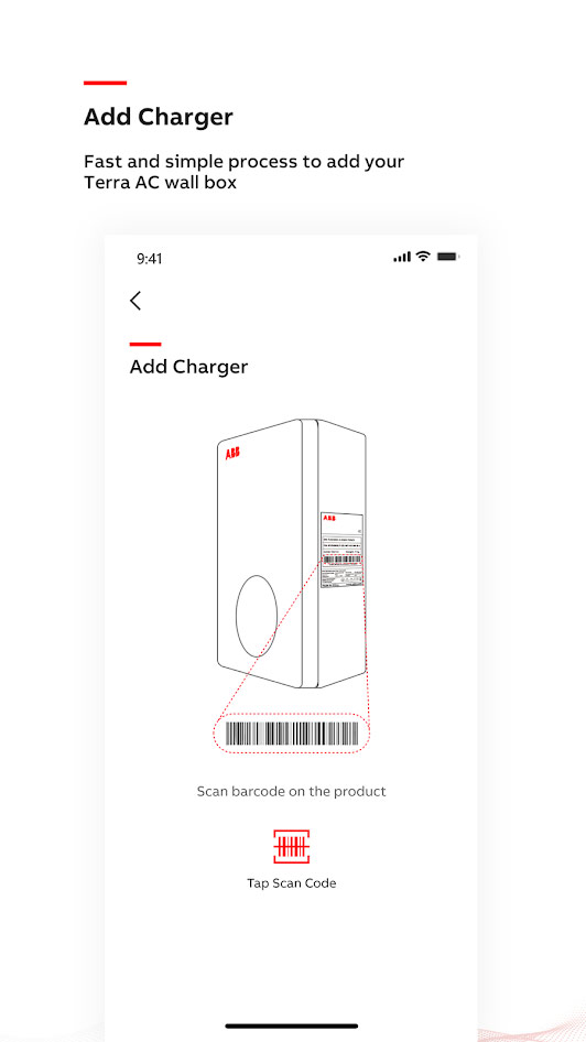 Ladestation ABB Terra W11-G5-R-0, Typ 2 Kabel 5m 3P 16A mit RFID