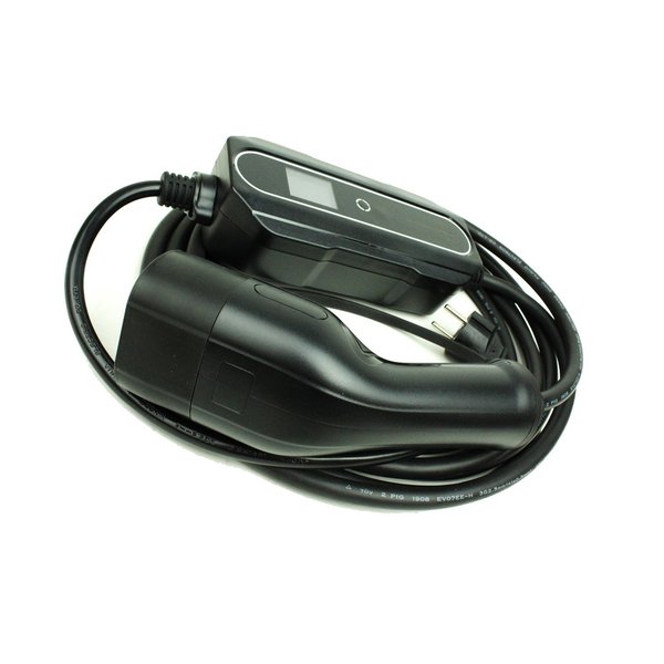 ChargeXpert Schuko-Ladekabel Typ 2 mit einstellbarer Ladeleistung (3,7 kW, 16 A, 5 m)