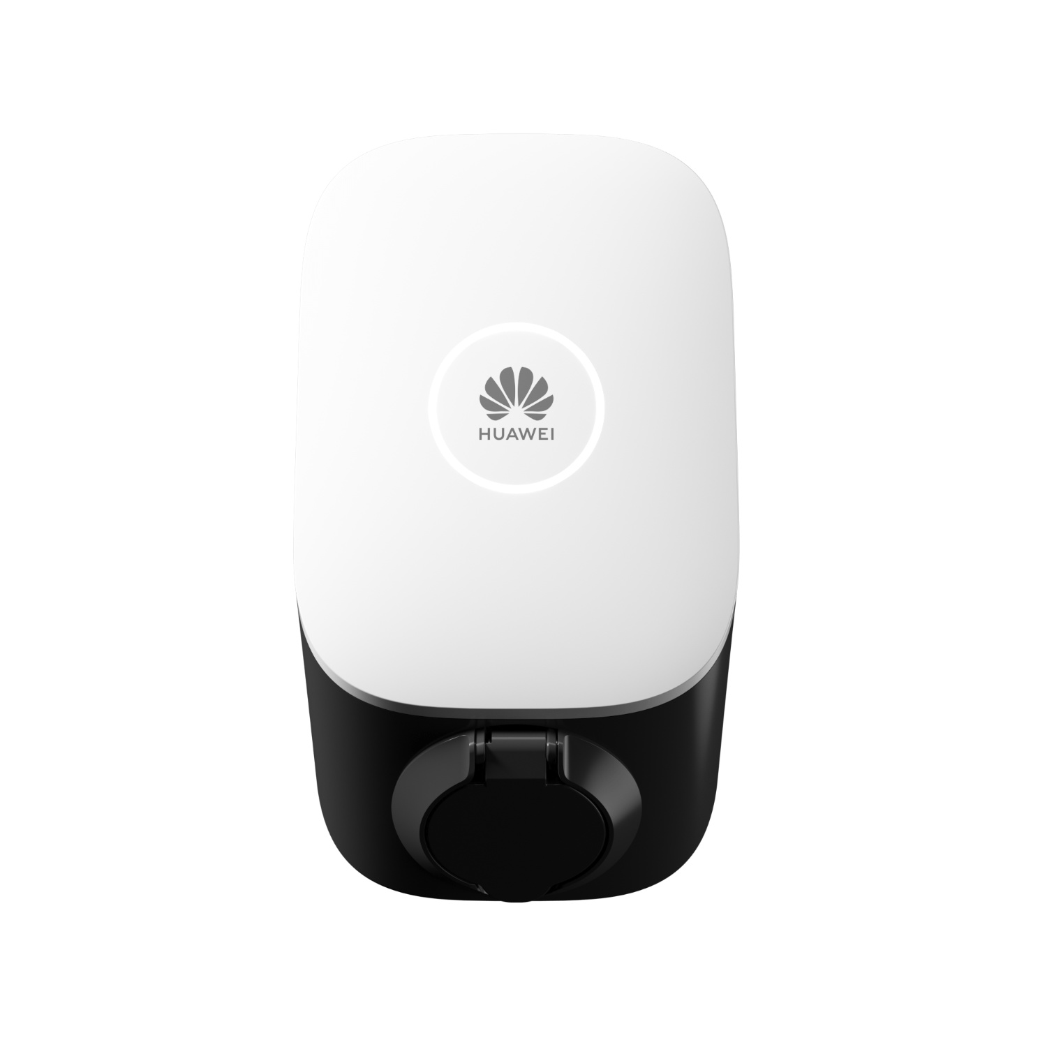 Huawei-Wallbox-11kW-22kW-von-vorne Frontale Aufnahme der Huawei Wallbox 11 kW / 22 kW