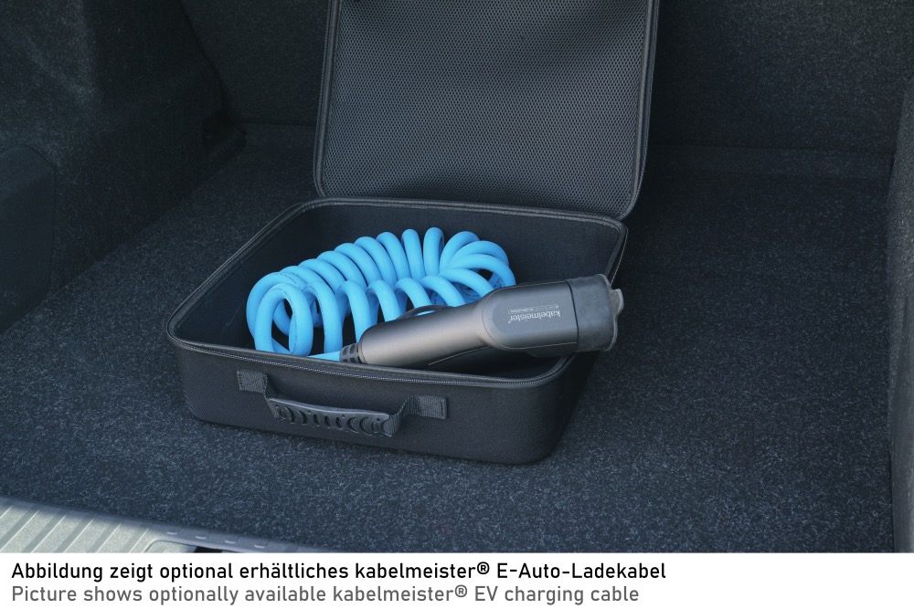 Elektroauto Zubehör, Ladescheibe, Parkscheibe, Kabeltasche – E