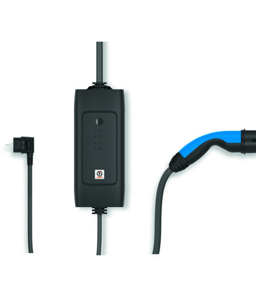 VDL POWER Tragbares EV-Ladegerät 7 kW, Typ 2 EV Charger Ladekabel Schuko  mit LCD für Elektrofahrzeuge, Max 32A, Elektroauto Ladegerät für Allen