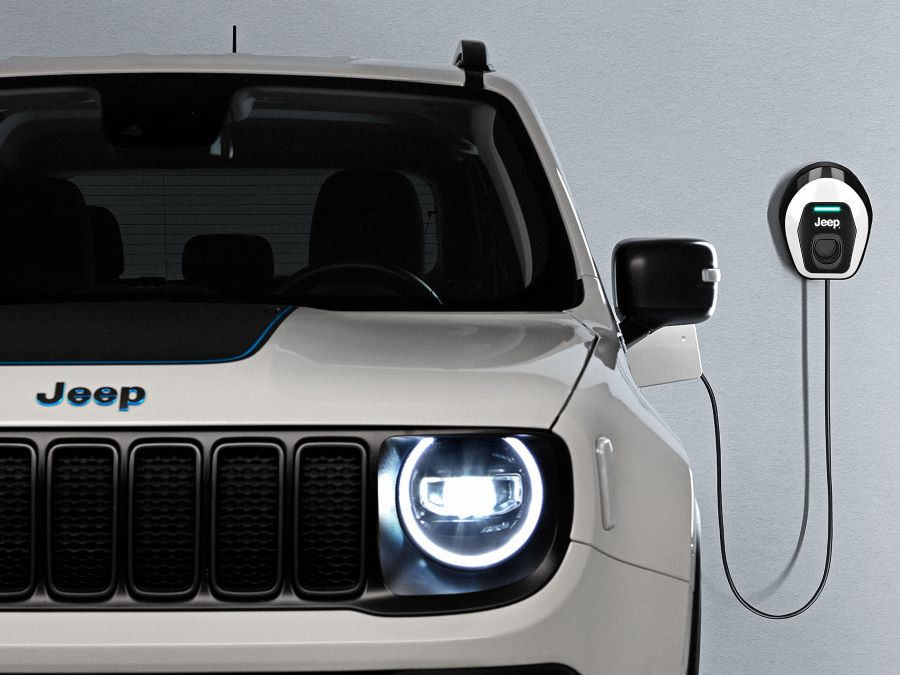 Wallbox, Ladekabel, Mobiles Ladegerät und Ladestation passend für den Jeep Renegade 4xe Plug-in-Hybrid