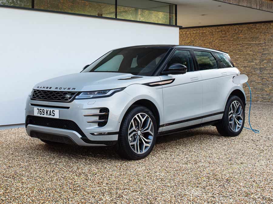 Wallbox, Ladekabel, Mobiles Ladegerät und Ladestation passend für den Range Rover Evoque Plug-in Hybrid