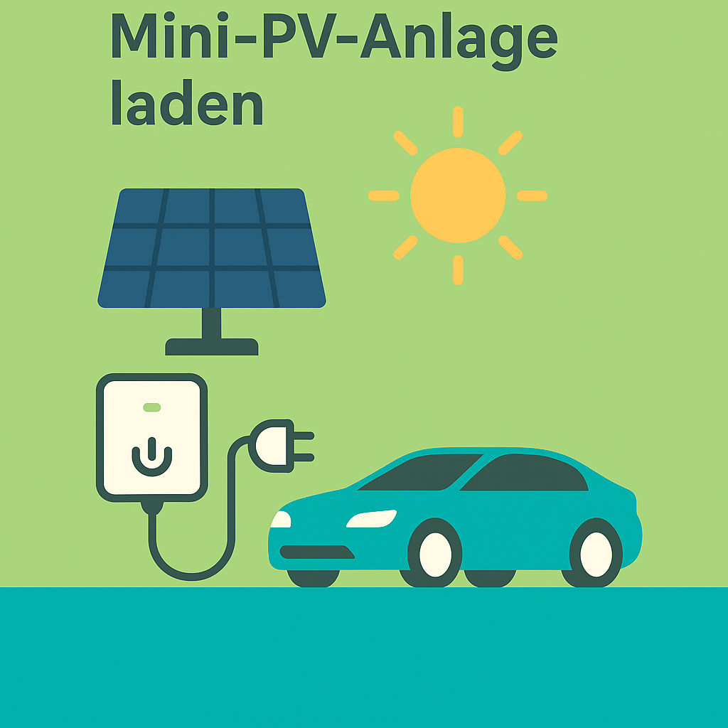 Mit Mini-PV E-Auto aufladen Mit Mini-PV E-Auto aufladen