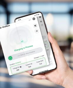 Mobile Ladestation 11 kW v2 mit App-Steuerung zur Überwachung des Ladevorgangs