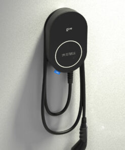 go-e Charger PRO CABLE an der Wand montiert